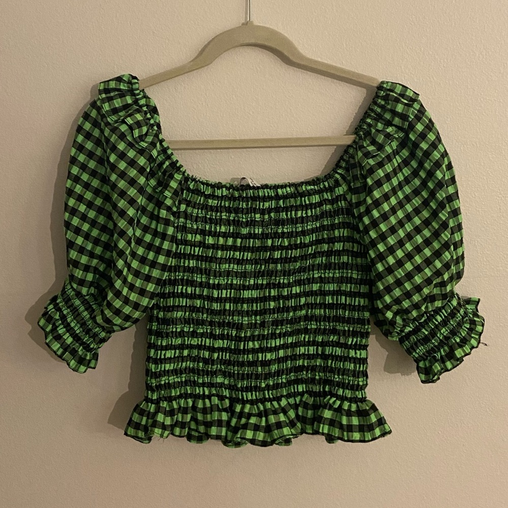 gingham top